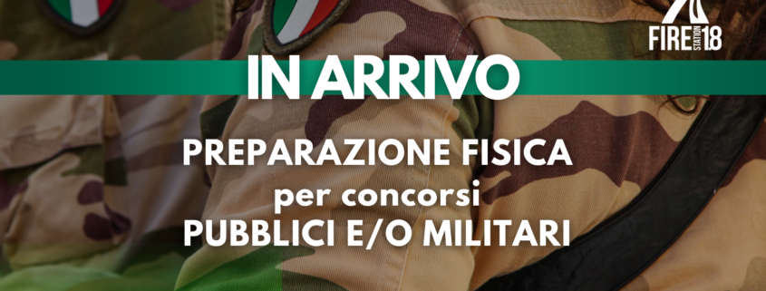 Preparazione fisica per concorsi PUBBLICI EO MILITARI